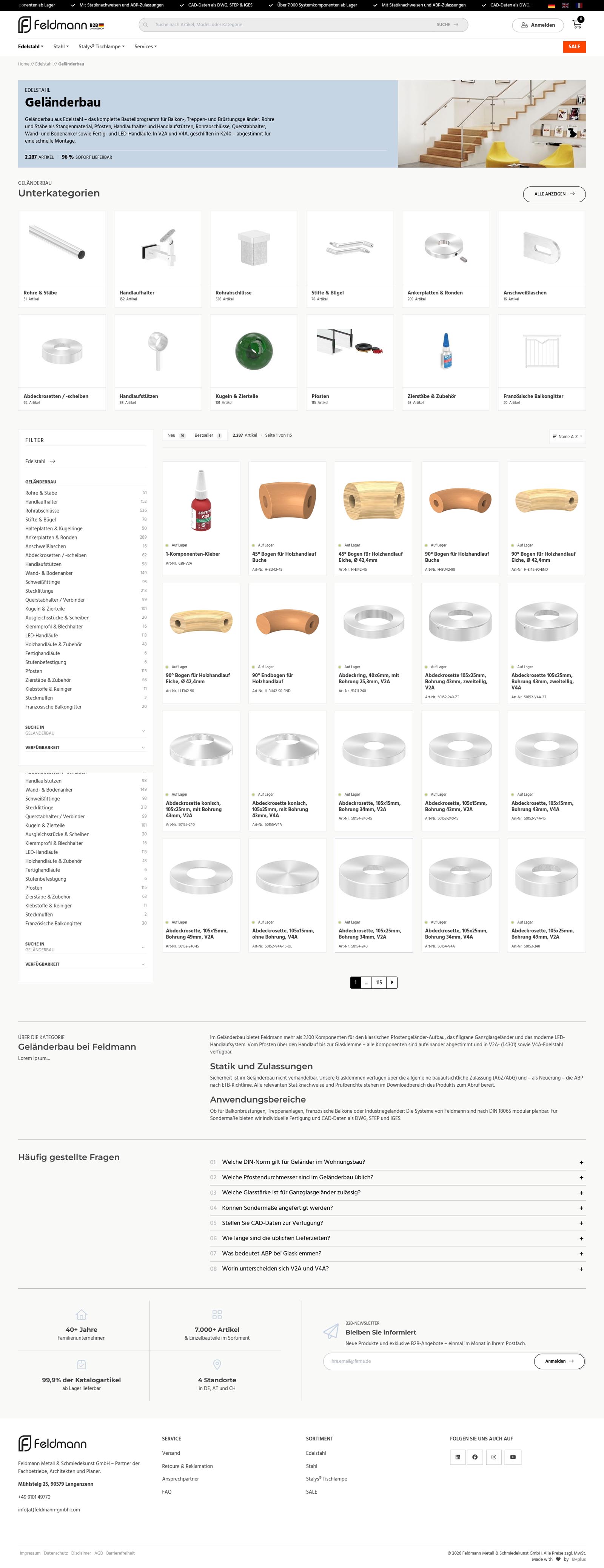 Feldmann Onlineshop – Screenshot 2