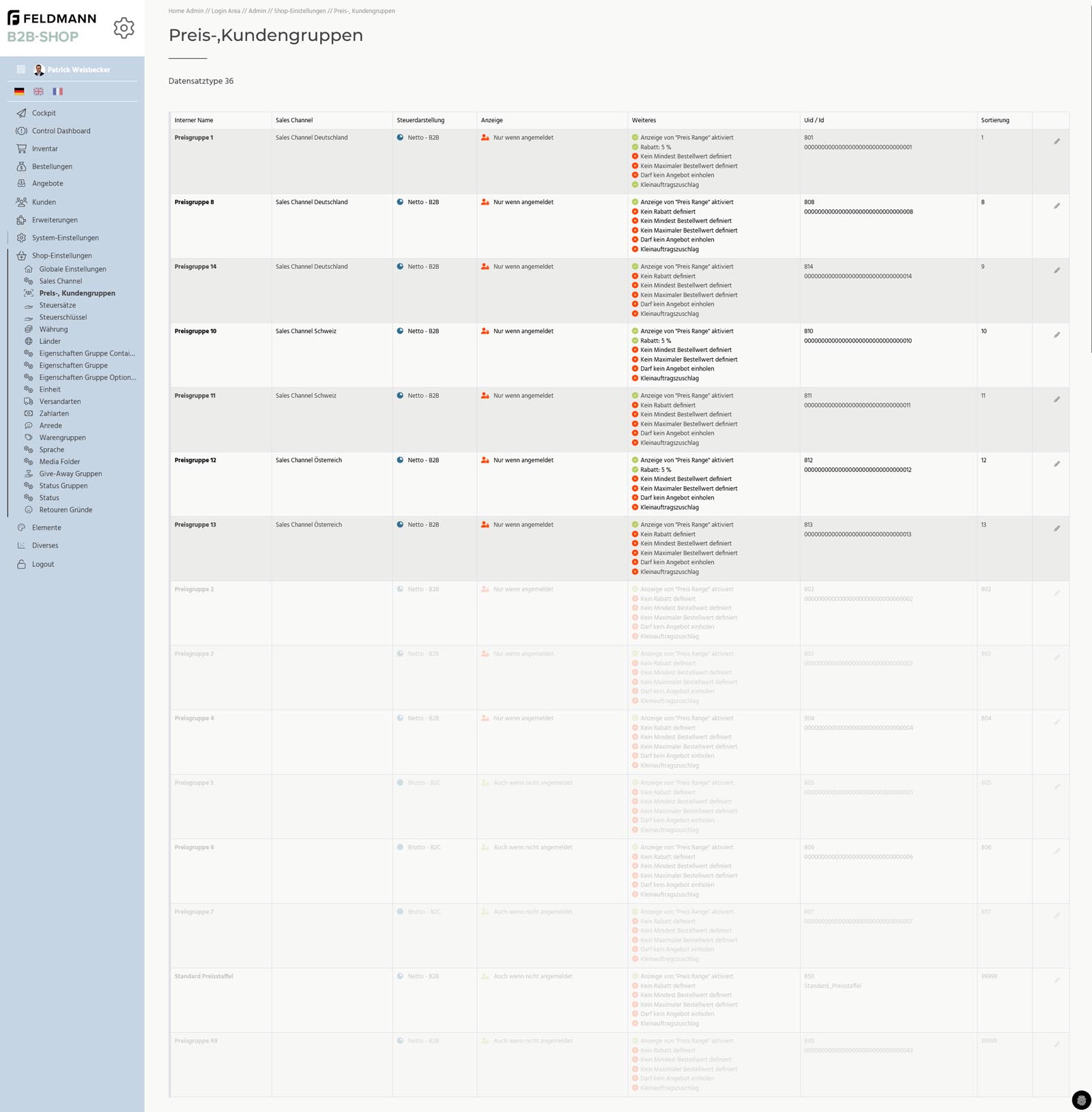Feldmann Onlineshop – Screenshot 6