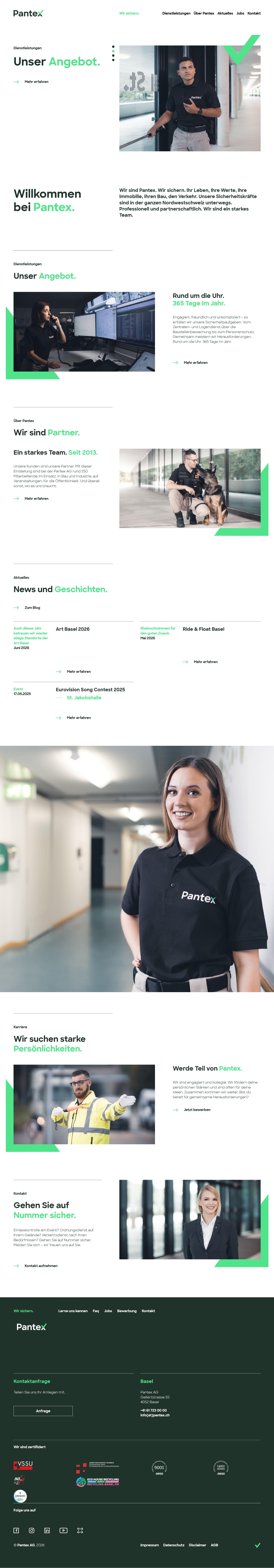 Pantex AG – Screenshot 1