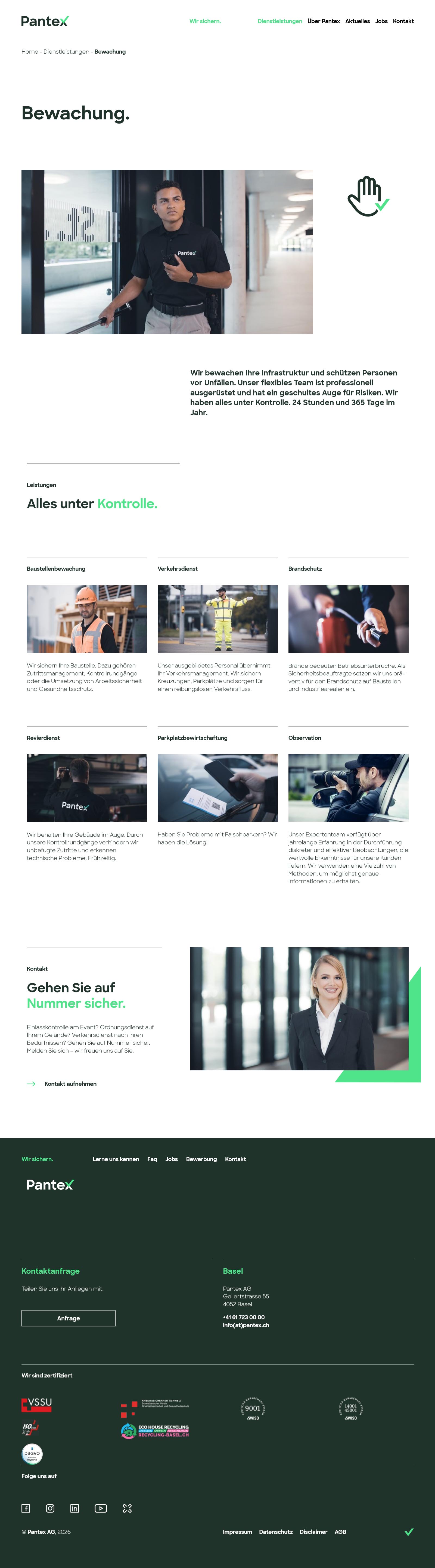 Pantex AG – Screenshot 2