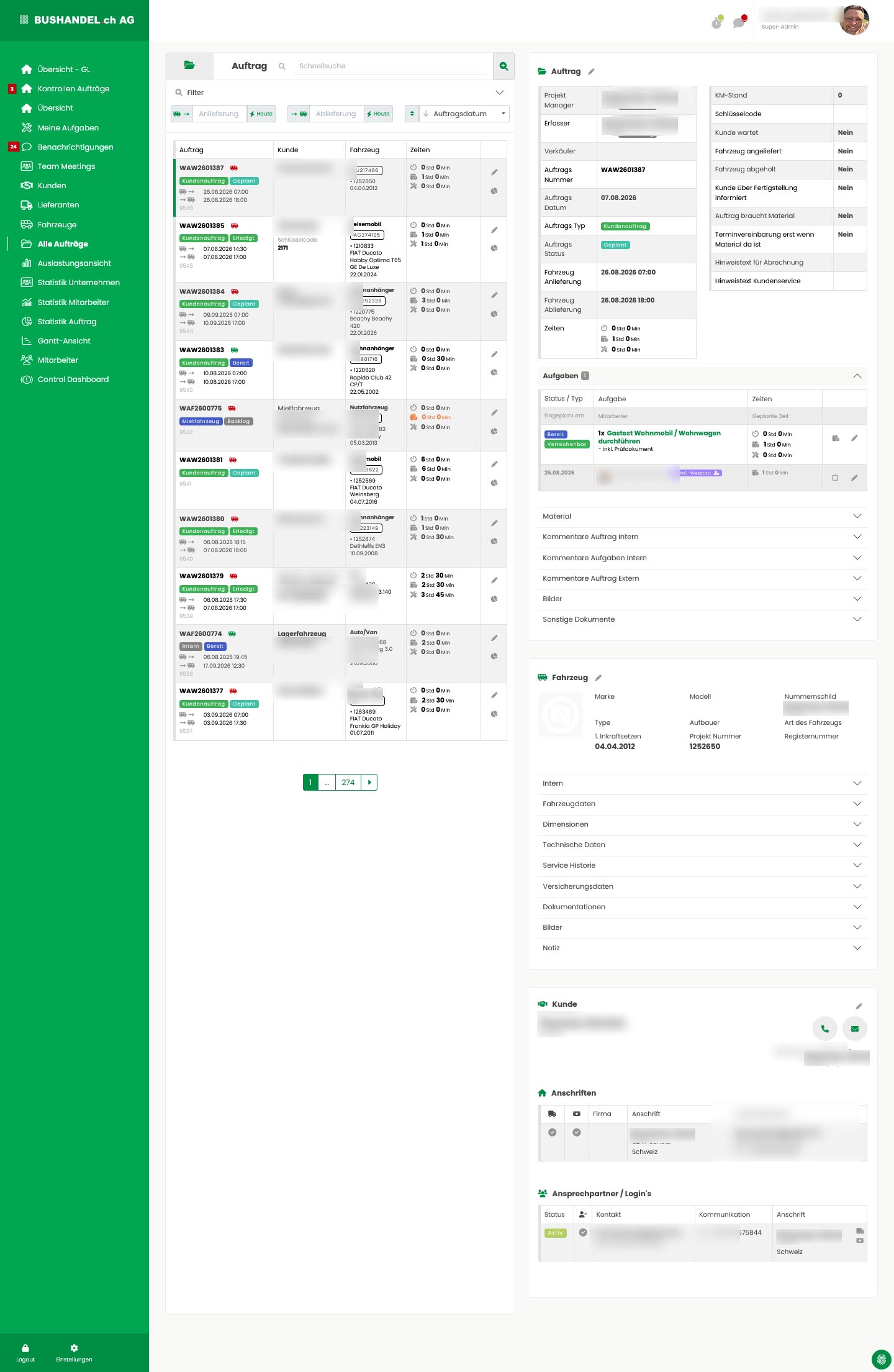 WERK+ Werkstattsoftware – Screenshot 3